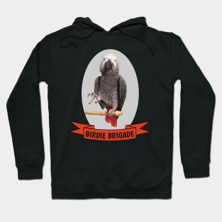 Birdie Brigade African Grey Parrot Hoodie